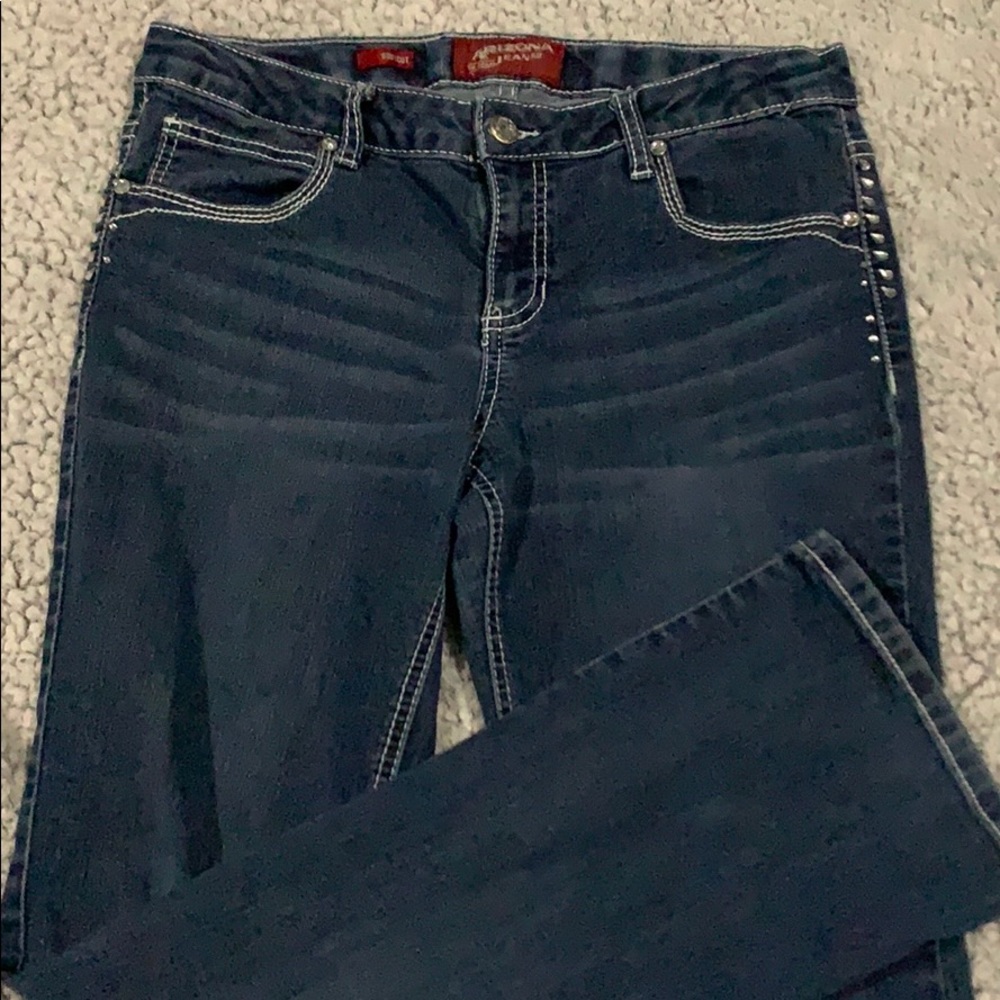 Bootcut Bedazzled Arizona Blue Jeans